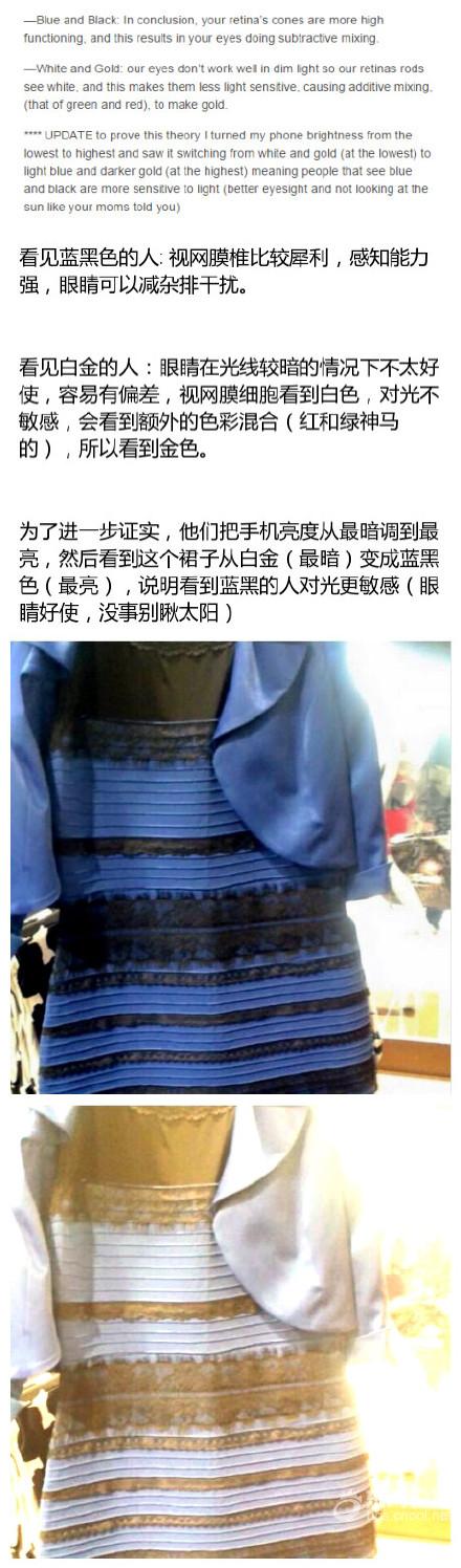        刚才那个裙子蓝黑还是白金