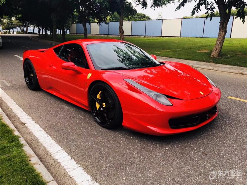 13年法拉利458 ferrari极速版红色黑内