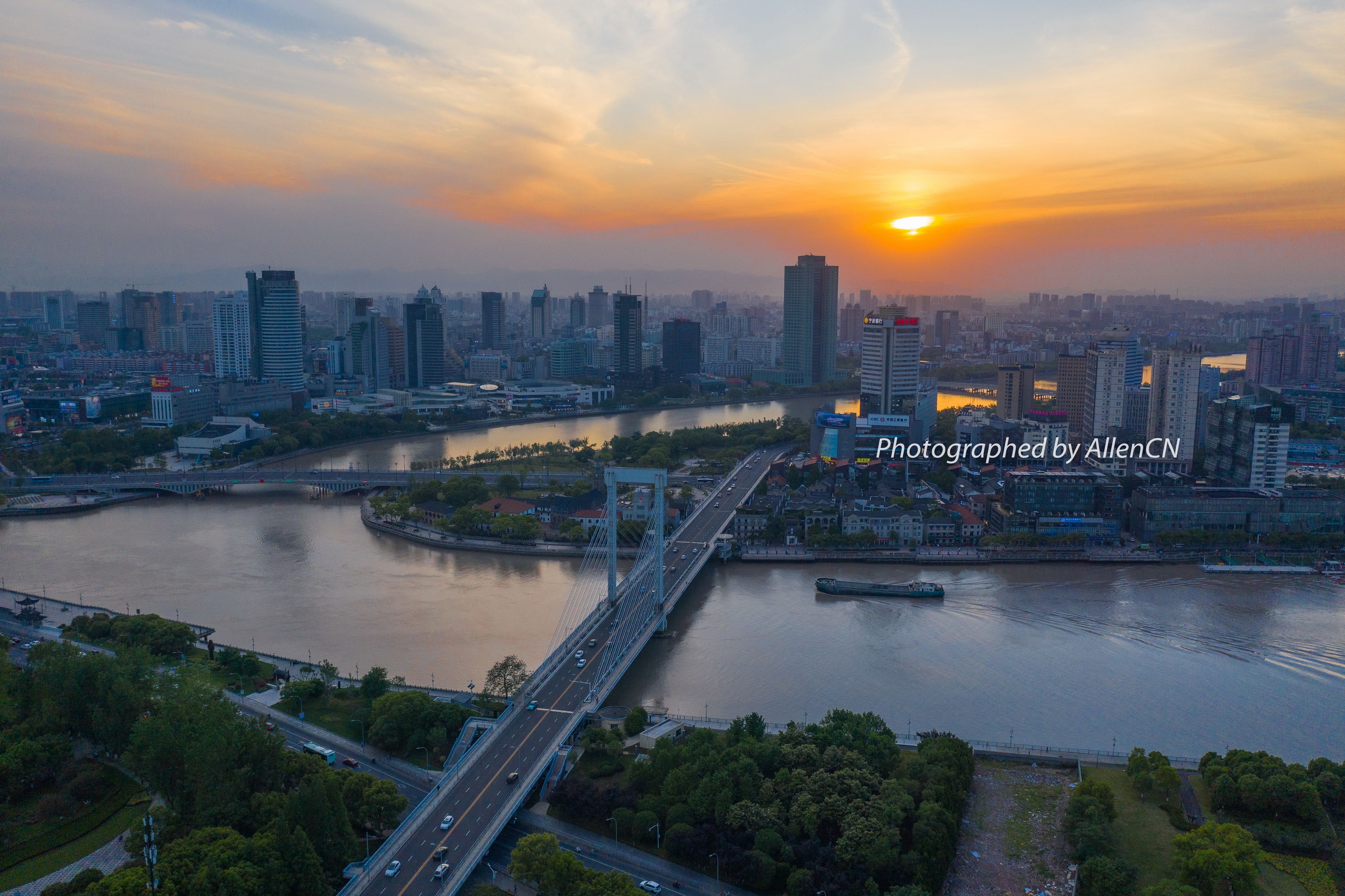 醉美夜景之三江口