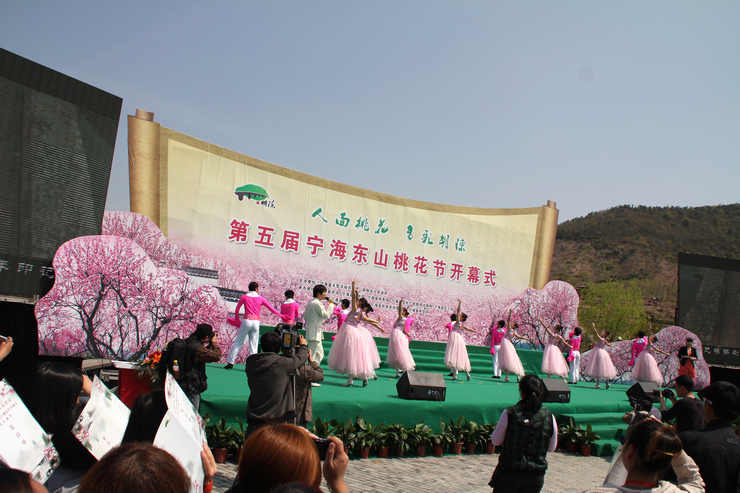 宁海东山桃花节开幕啦暨文艺表演[复制]