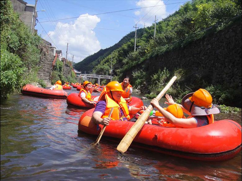 7月21日山清水秀,空气清新的四明山云河漂流 [复制]