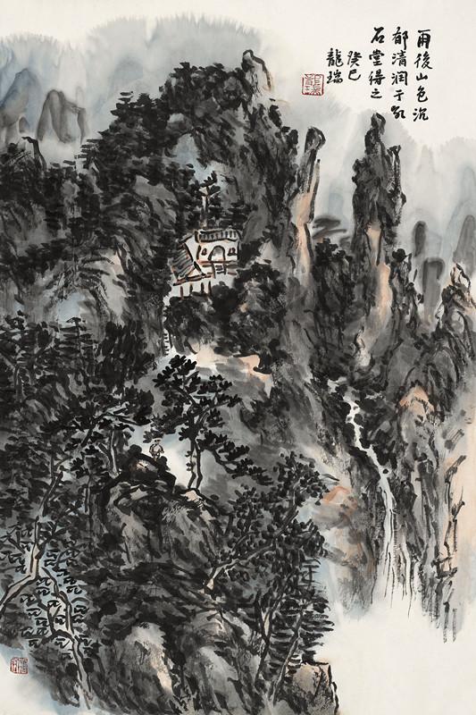 胸襟洒落墨花飞---读著名画家龙瑞先生的山水画(二) [复制]