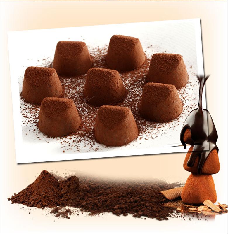 进口德菲丝松露形代可可脂巧克力1kg