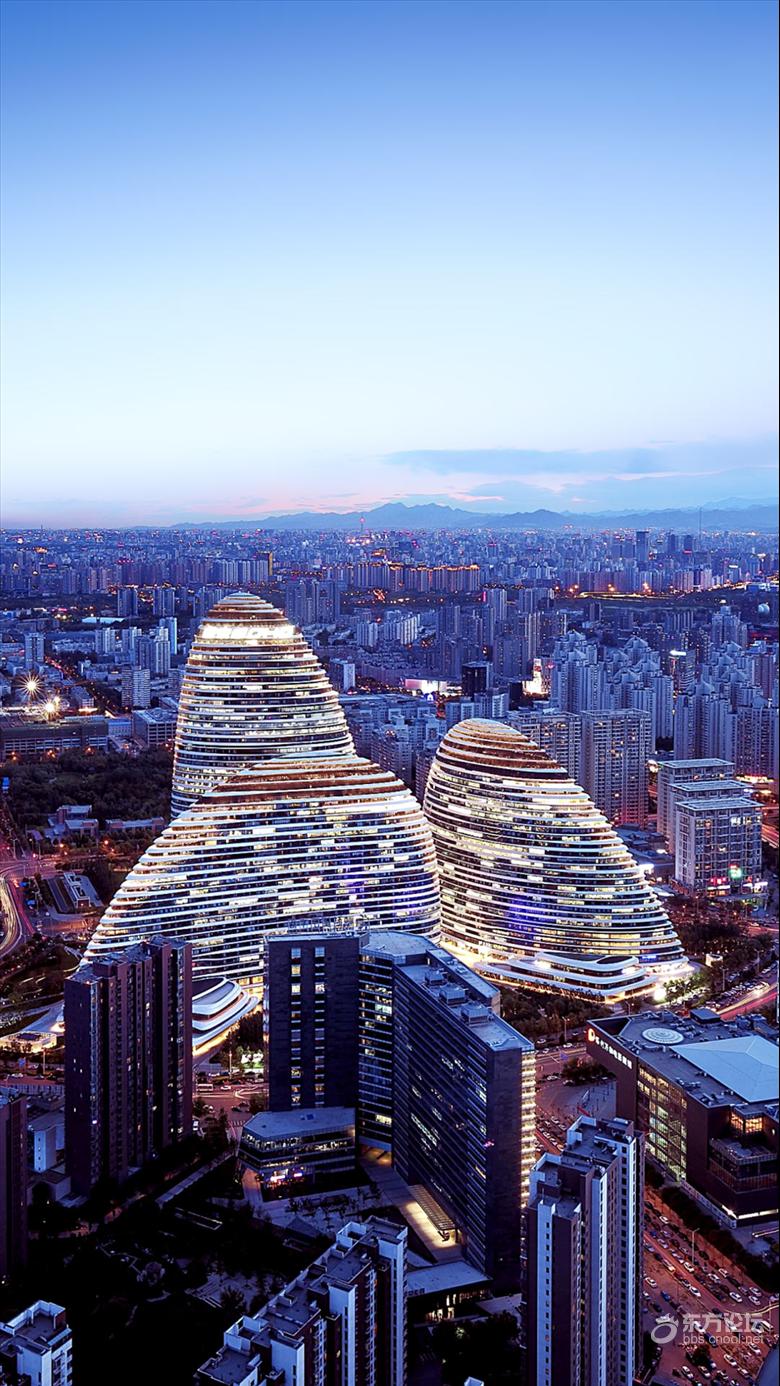 帝都建筑,如山峰,又如锦鲤