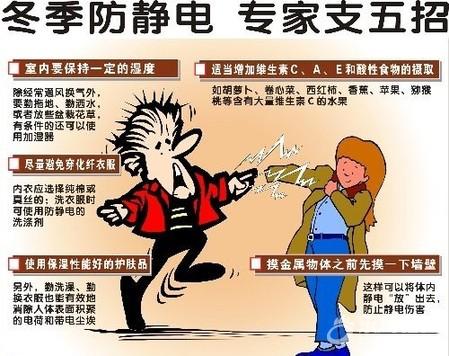 【高新区】冬季防静电小方法