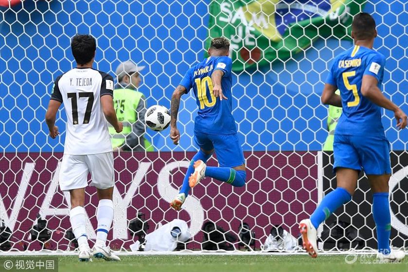 库鸟内马尔补时两连击 巴西2-0