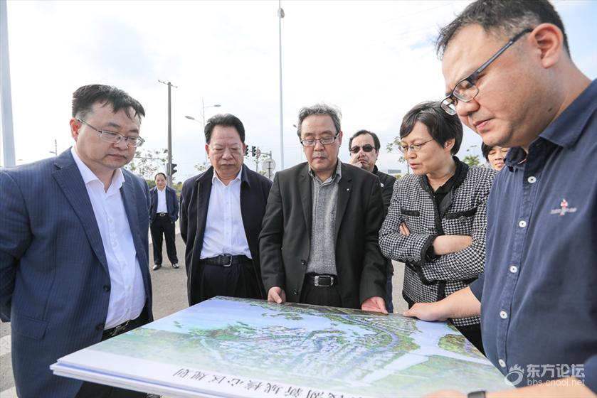 吳志強院士團隊“把脈”東錢湖區域規劃 鄭柵潔會見