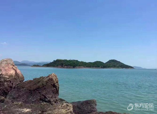 奉化翡翠湾吃野生海鲜,送防晒手套