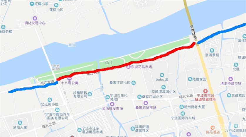 甬江大道这个路段修完我无语,为下次修留彩蛋?