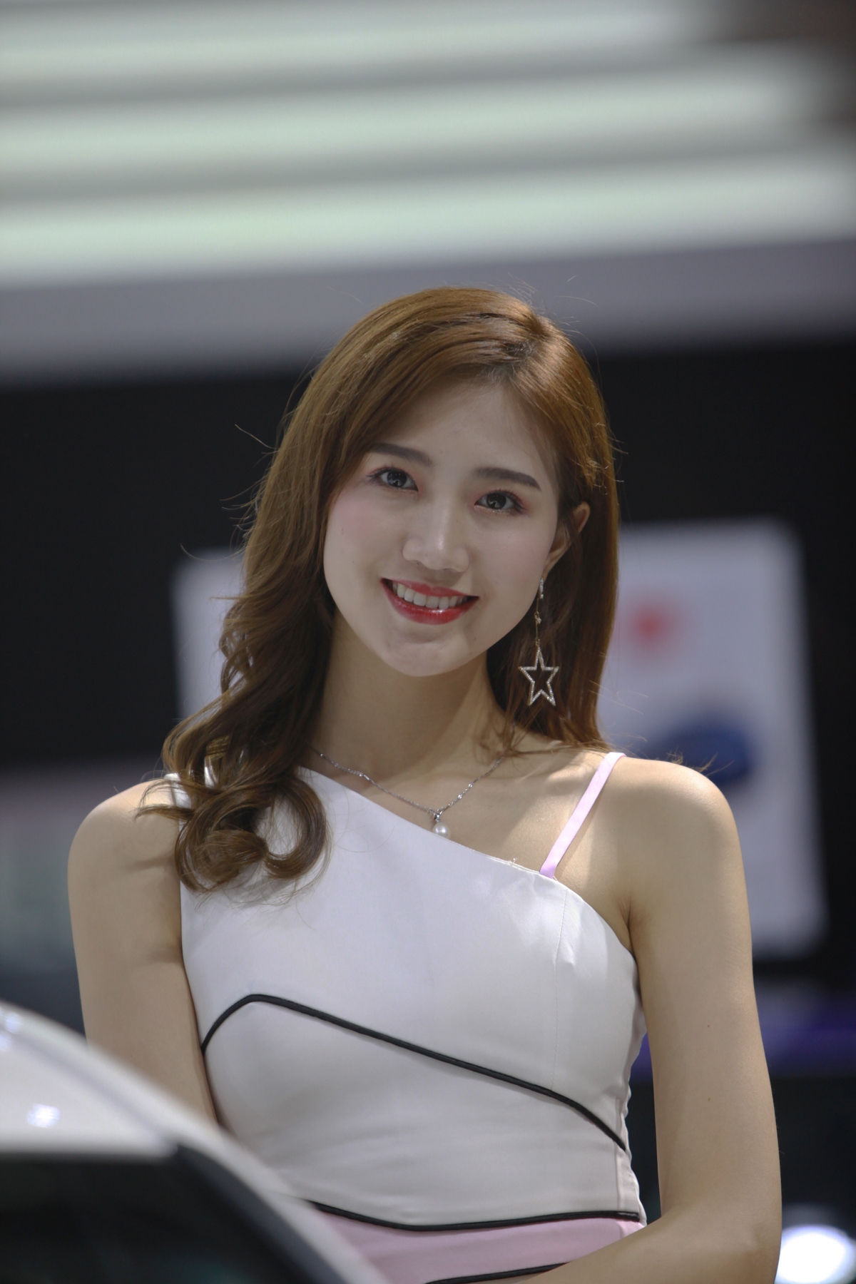 车展打卡,模特很靓