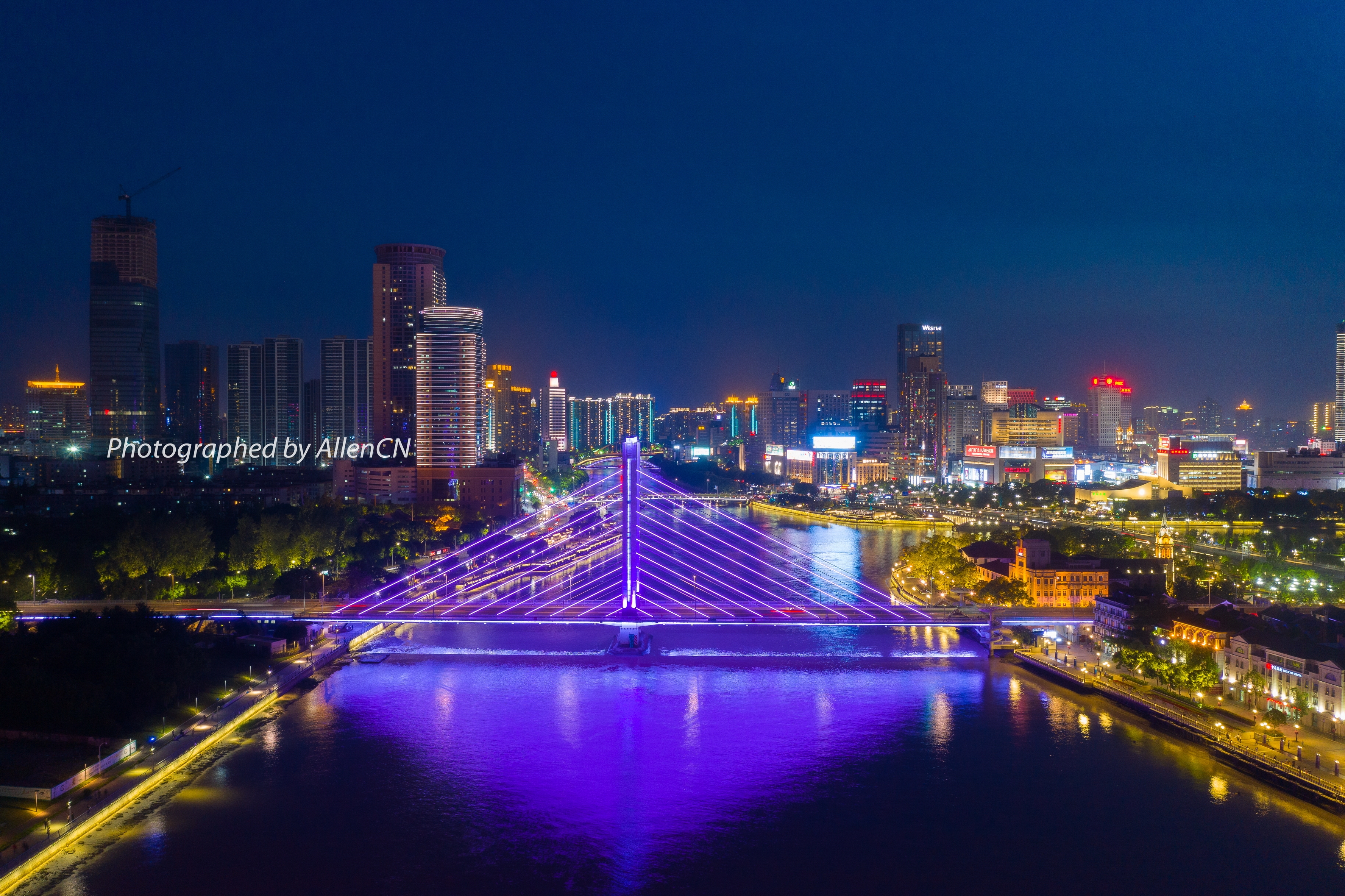 醉美夜景之三江口