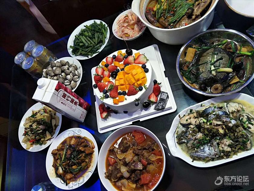 立秋去小叔家蹭饭,一顿大补的晚餐,感觉一下胖三斤