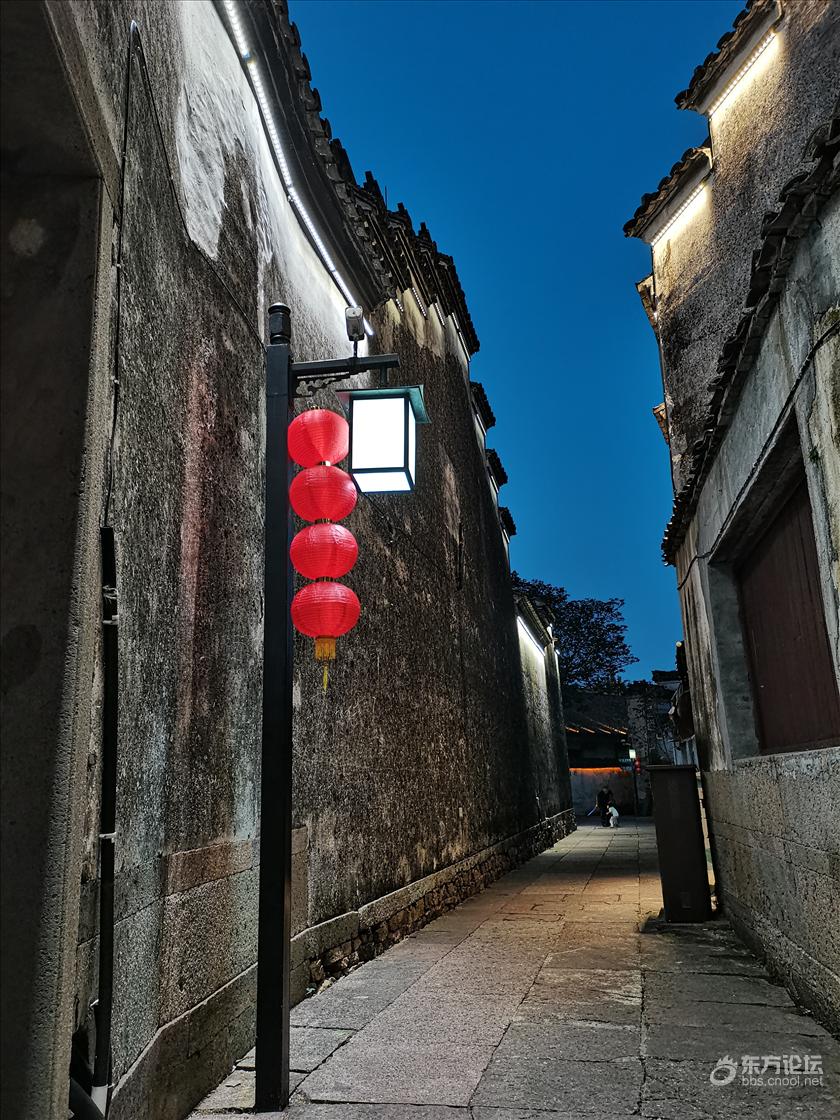 魅力鸣鹤古镇夜景