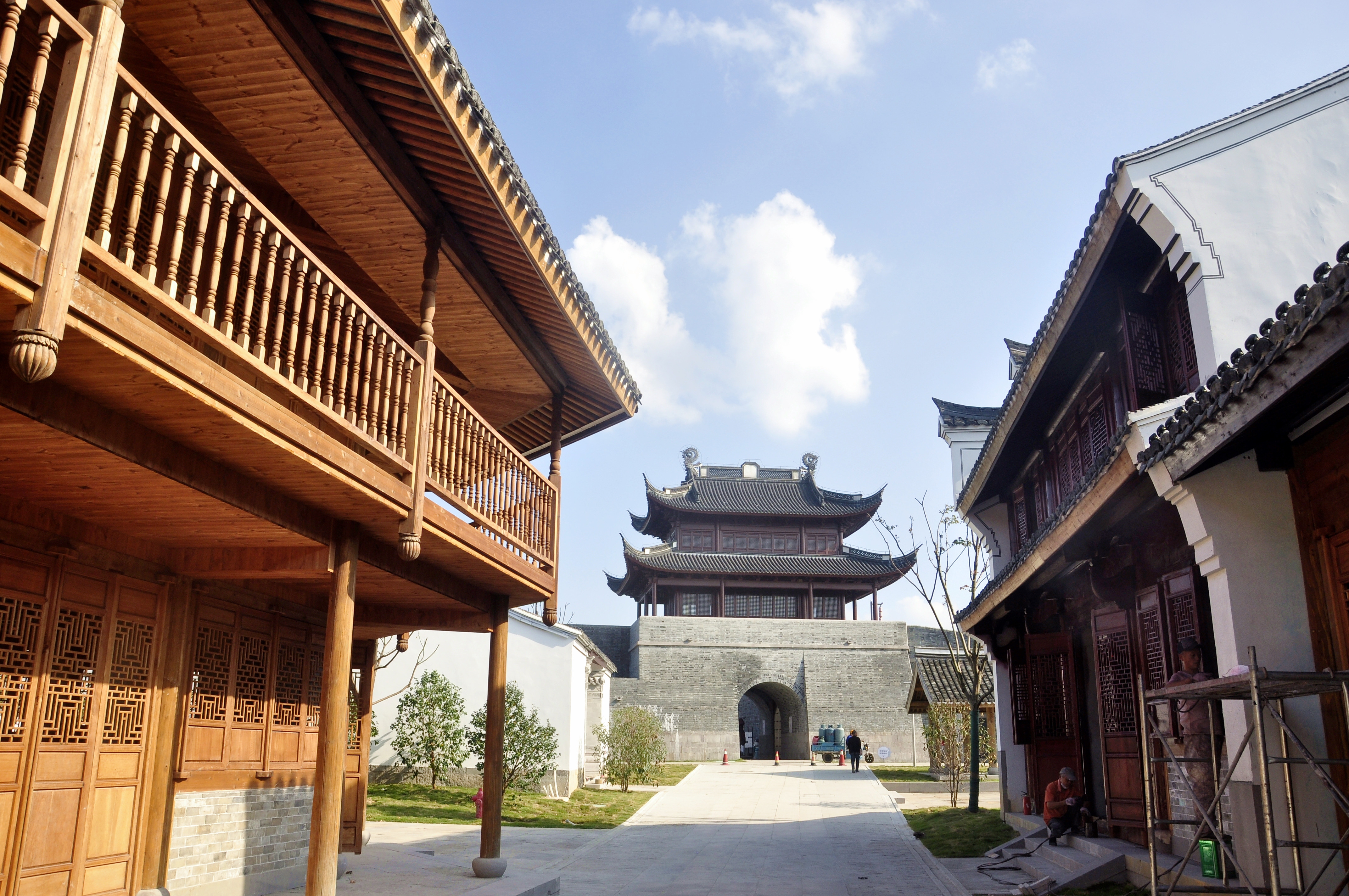 慈城大东门瓮城,初具规模新建的老街- 东论 东方热线·东方论坛-宁波