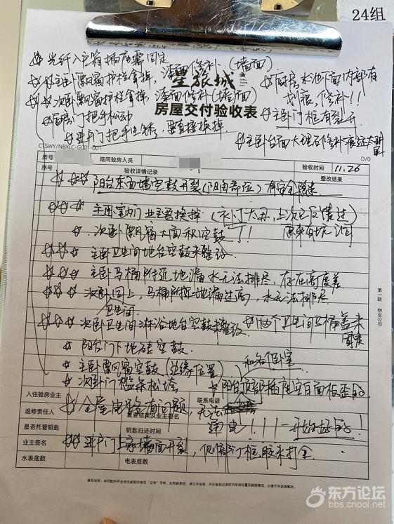 中旅城二期精装修交付,就这质量?验房单已写满!