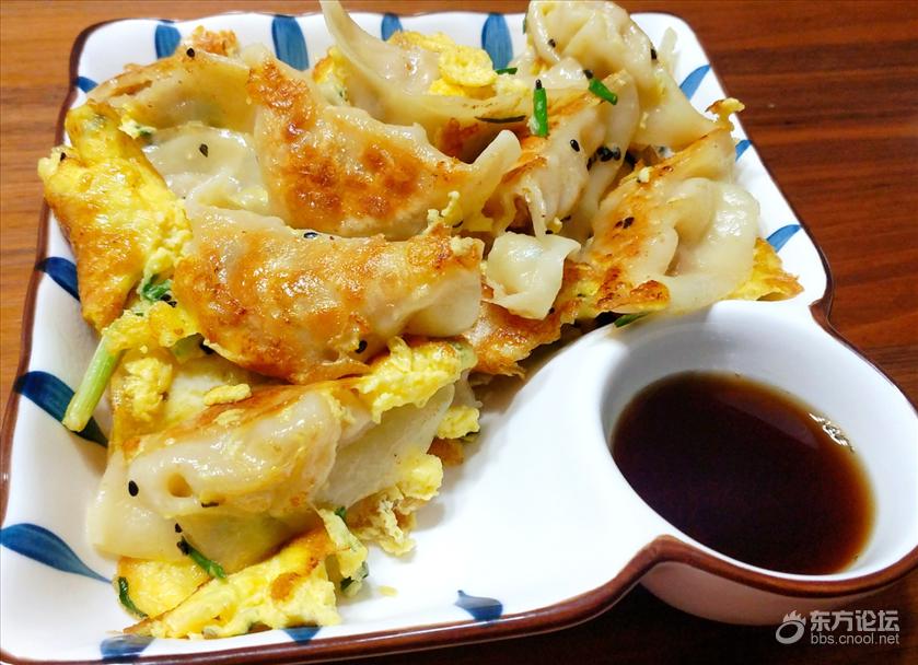 嵊州做法美味的鸡蛋煎饺