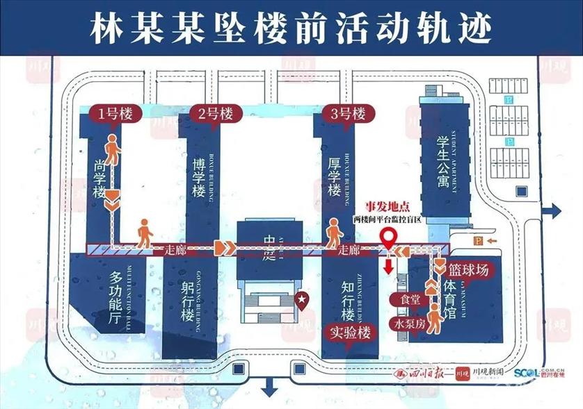 成都49中学生坠亡事件还原,关键视频画面公布!
