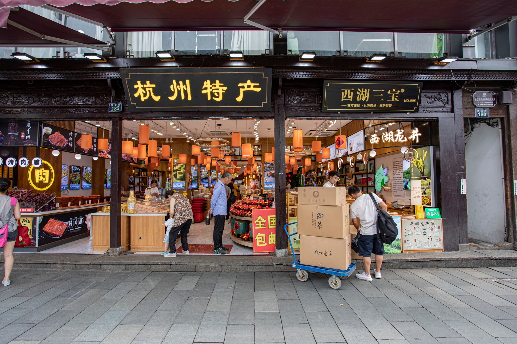 杭州河舫街风景复制