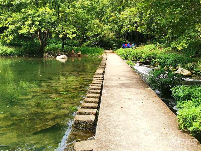 去章水镇下严村杏林湾寻觅清凉地