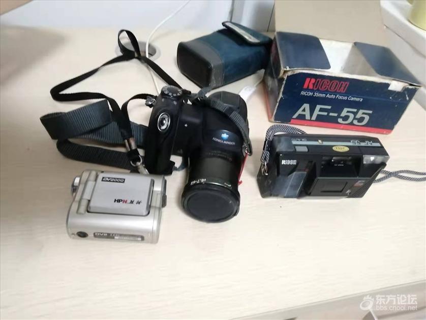 我的几款相机，理光AF55、柯美Z3…你有见过吗