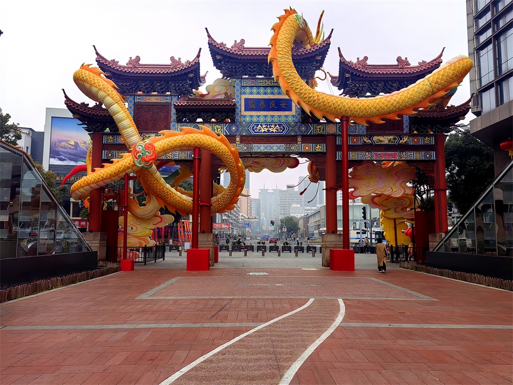 白天参观宁波的元旦灯会,城隍庙周边真是热闹非凡